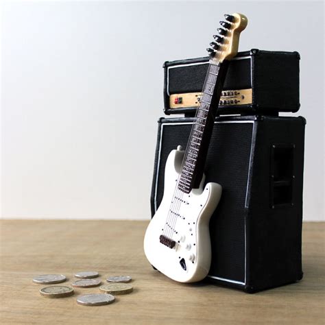 electric guitar money box|Guitar Money Box .